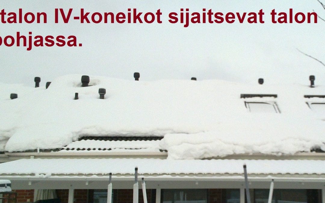 Vesi, putkirikko, IV-koneikko, jäätyminen