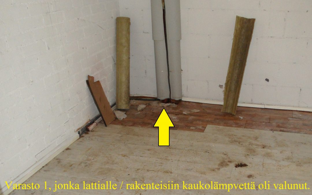 Vesi, kaukolämpöputkirikko